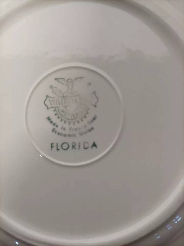 Set of 3 Villeroy and Boch Vintage Dessert Plates