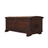 Coffre en chêne, design scandinave, XVIIIe siècle