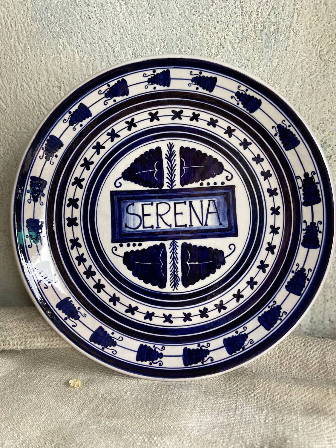Italian vintage plate
