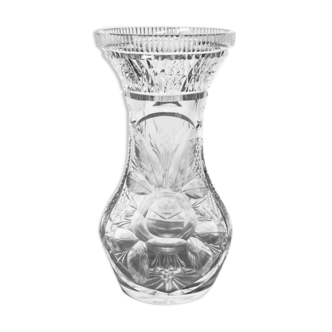 Crystal vase, Poland, 1970s