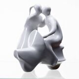 Lovers with a Truncheon, Jiří Černoch, Royal Dux, 2000s, Czech Republic