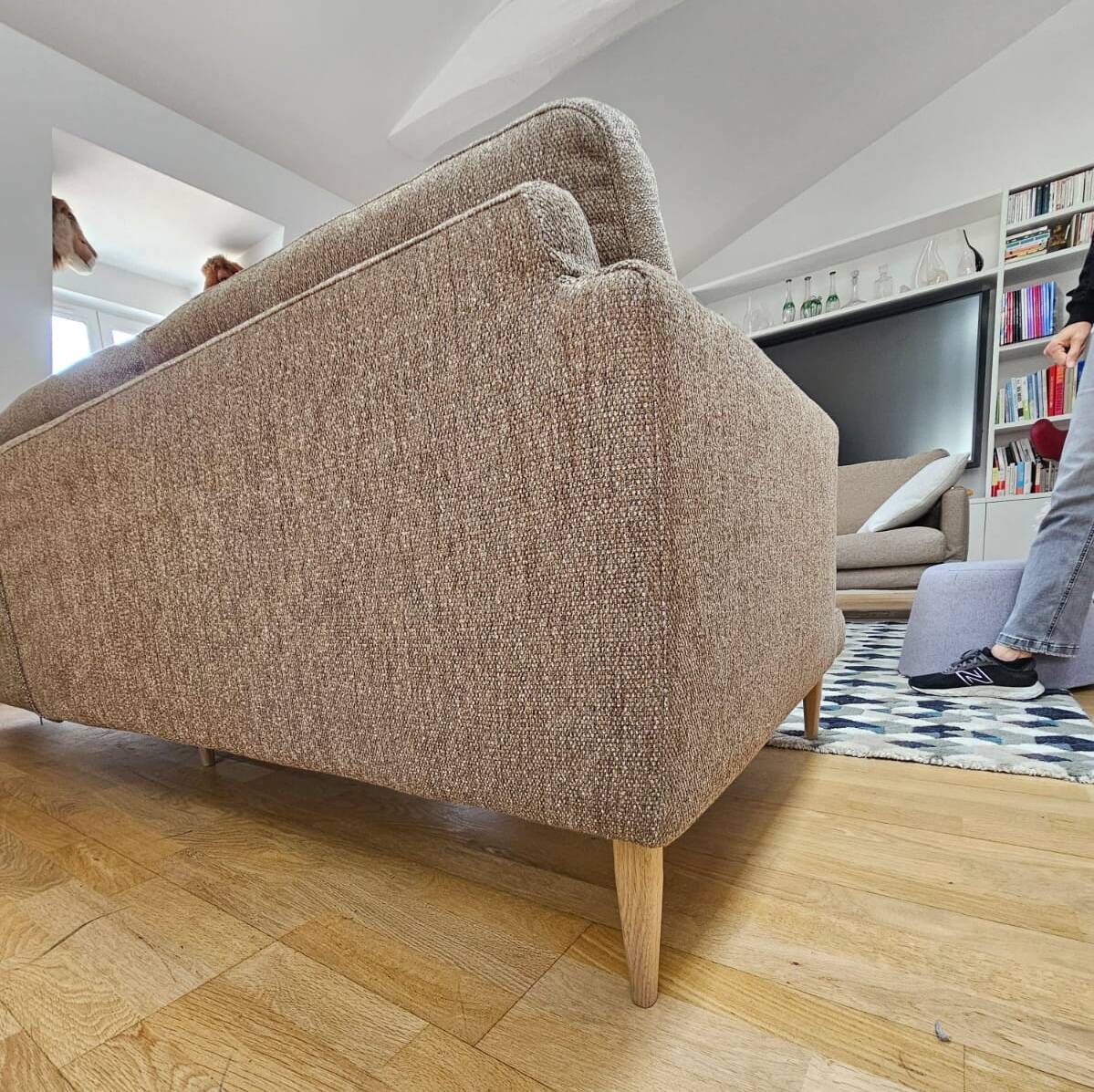 Canapé Veneda, moderne, style scandinave, 4 places