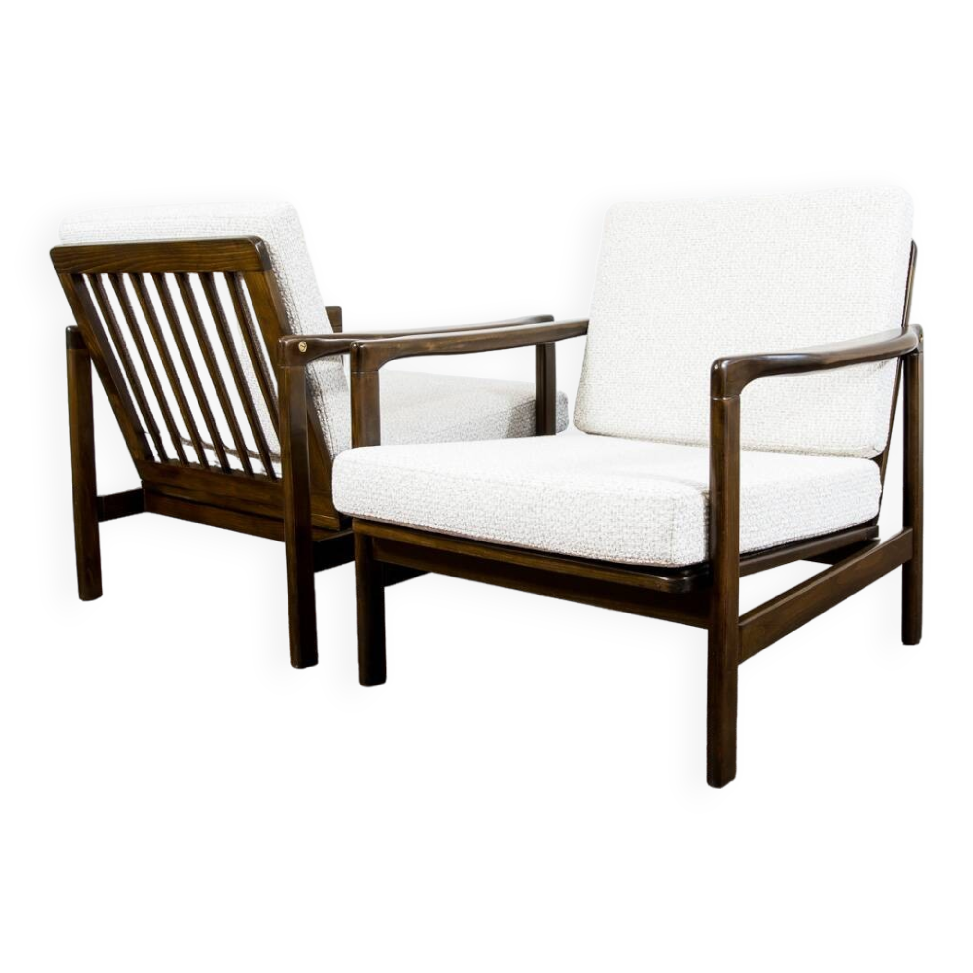 Pair Of Mid Century Armchairs B7522 by Zenon Bączyk, 1960's