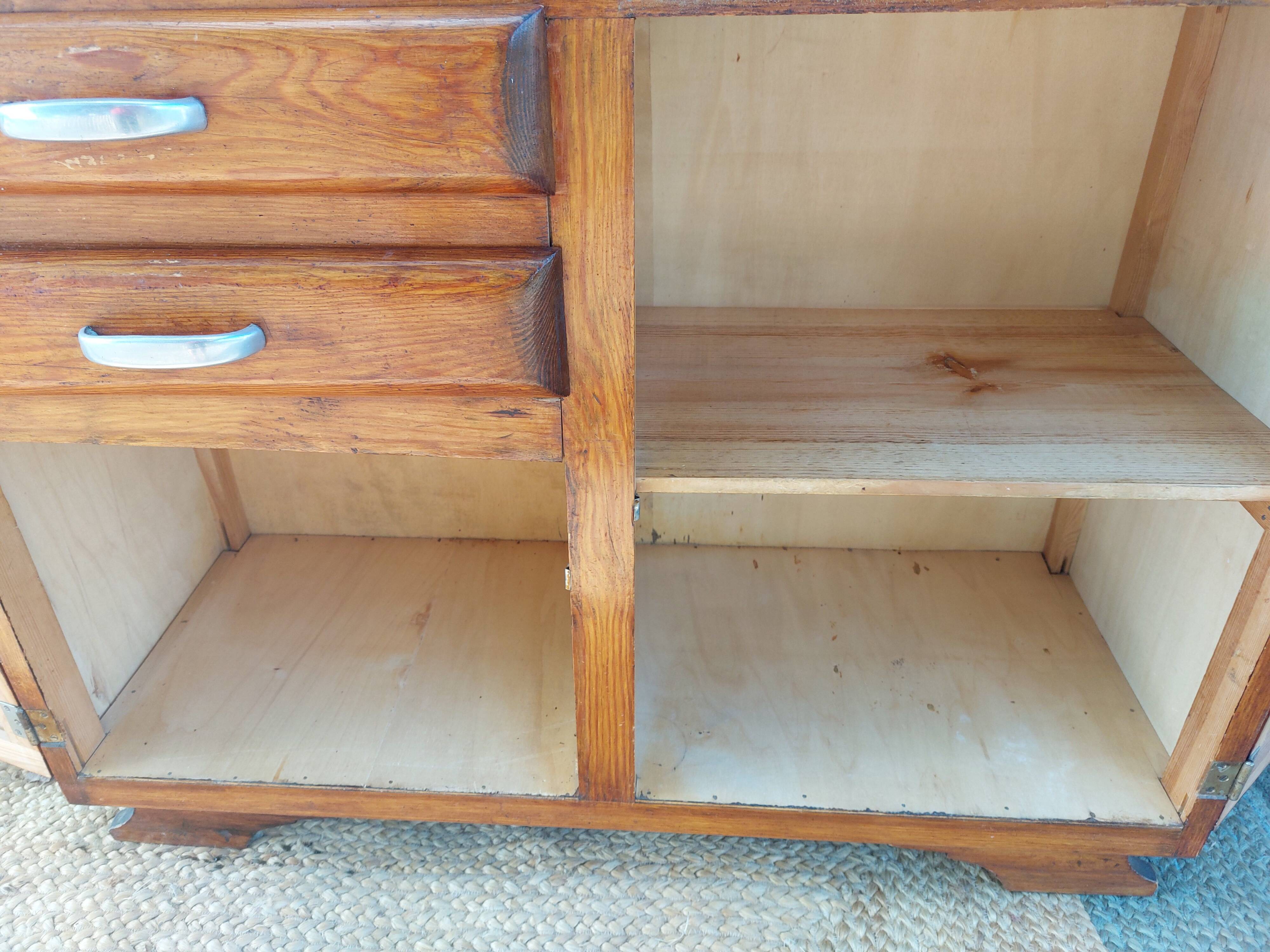 Vintage Mado sideboard with asymmetrical doors