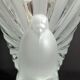 Vase aux ''colombes'' opalescent Art Déco