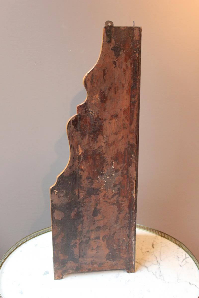 Corner Louis XV marquetry shelf