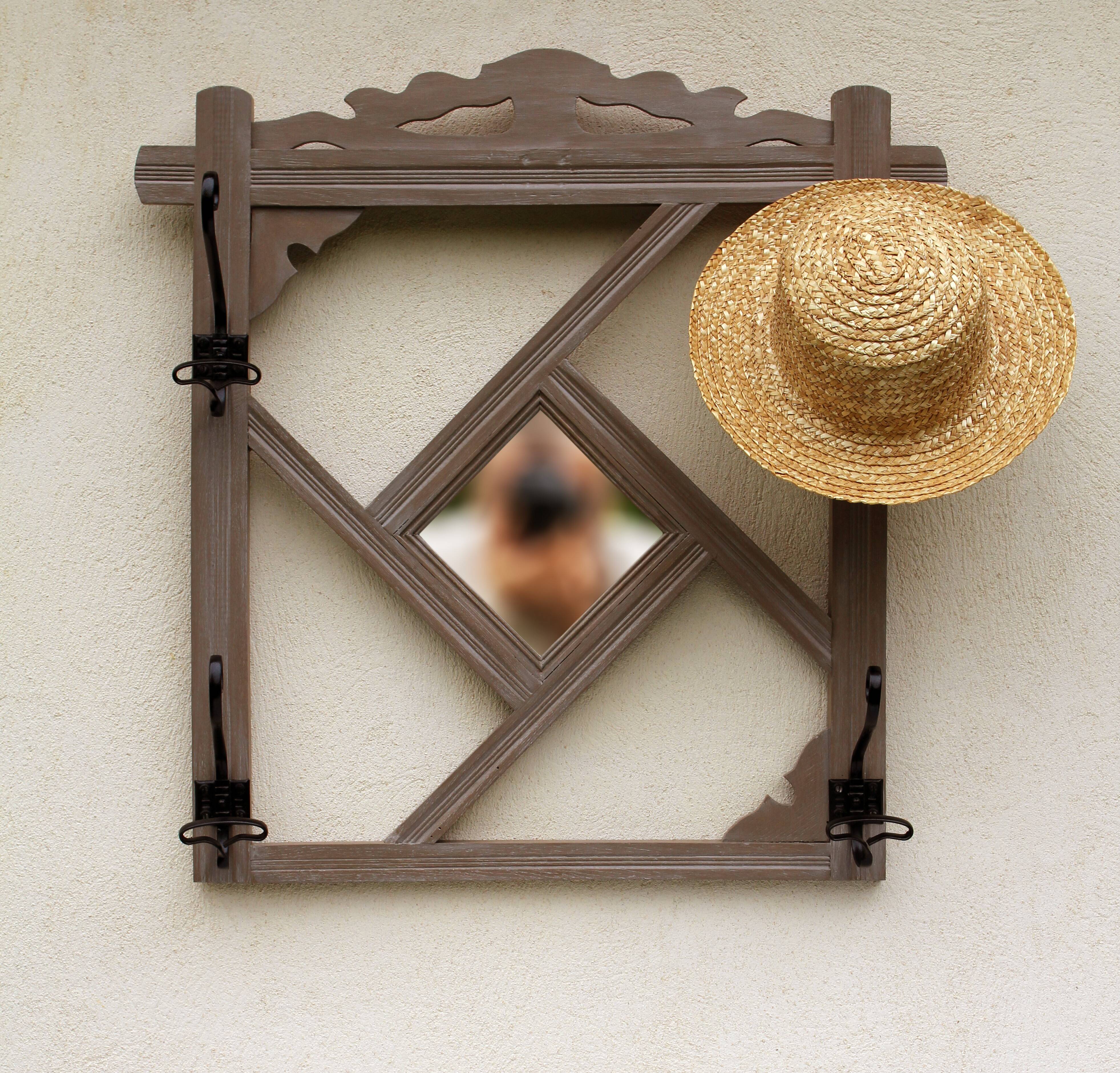 Dressing room mirror wooden revisited Edouard