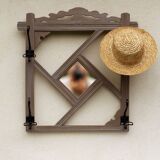 Dressing room mirror wooden revisited Edouard