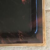 Lucite tray and vintage brass