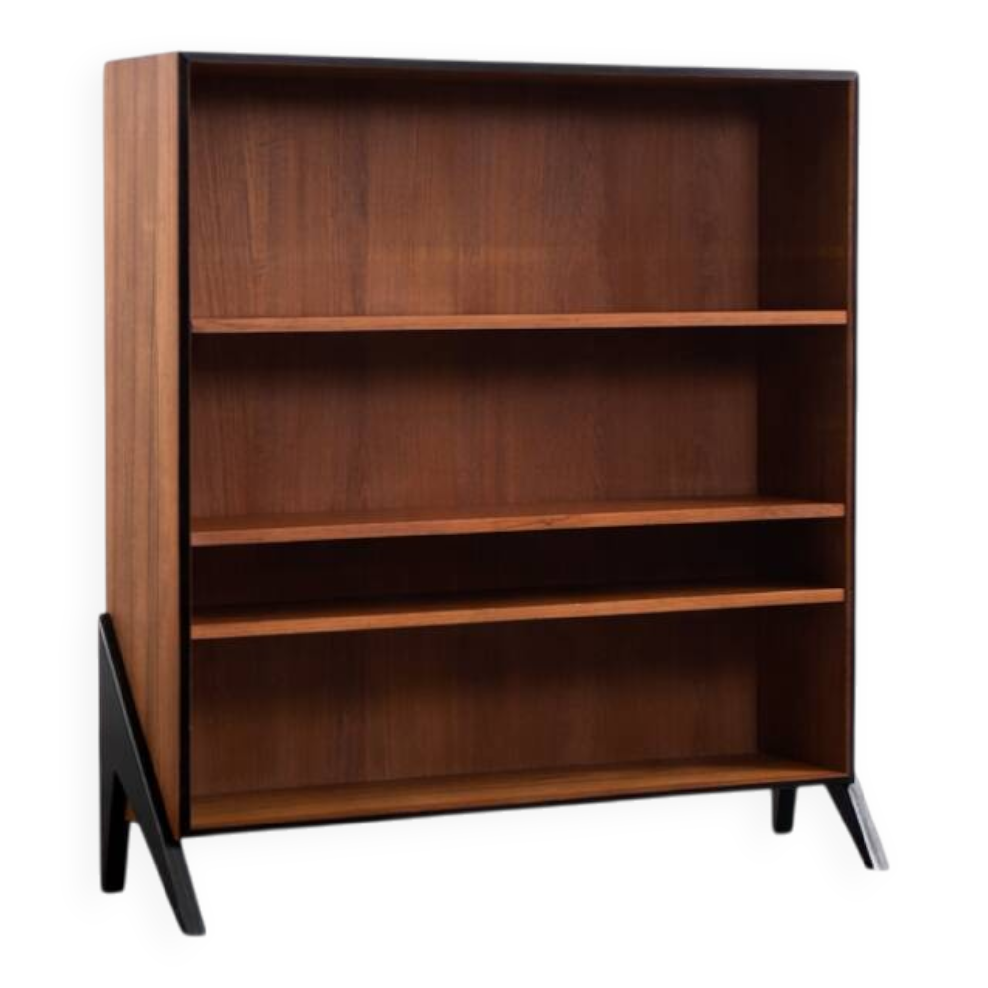 Vintage Mid-Century Scandinavian Modern Teak Bookcase, 1960s