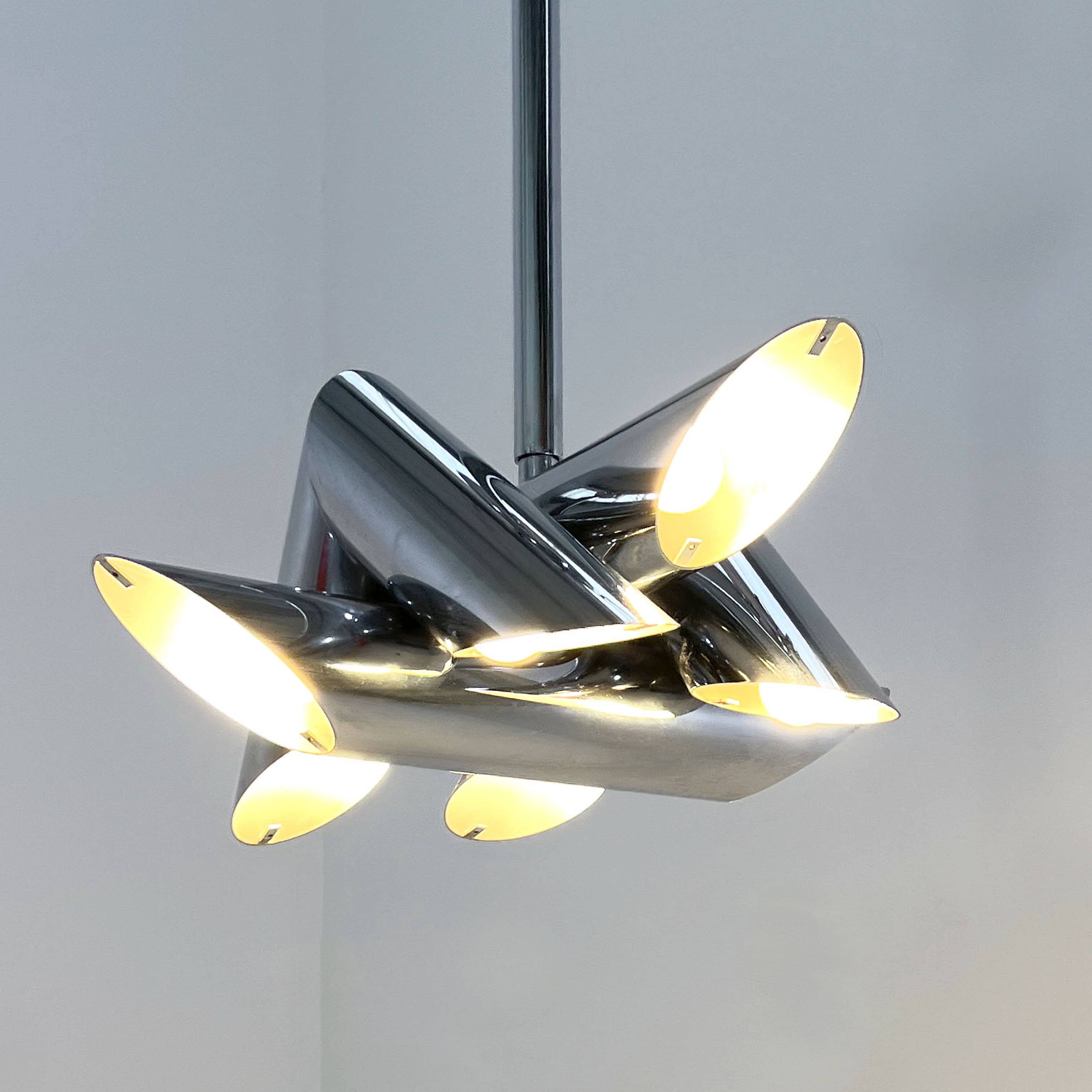 Suspension Chromée de Oscar Torlasco pour Stilkronen, 1960