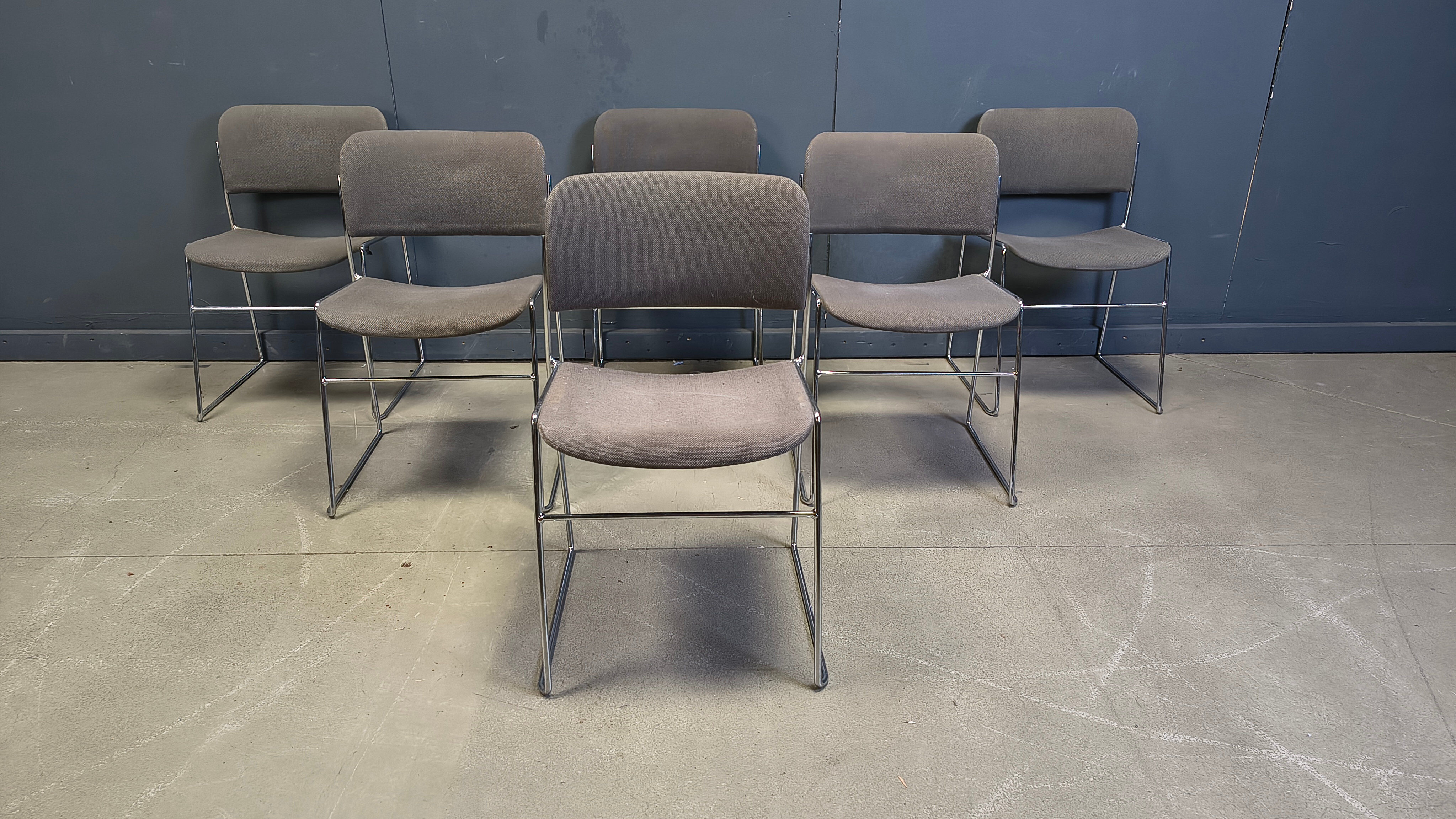 40/4 chairs by David Rowland for Seid International, 1970s