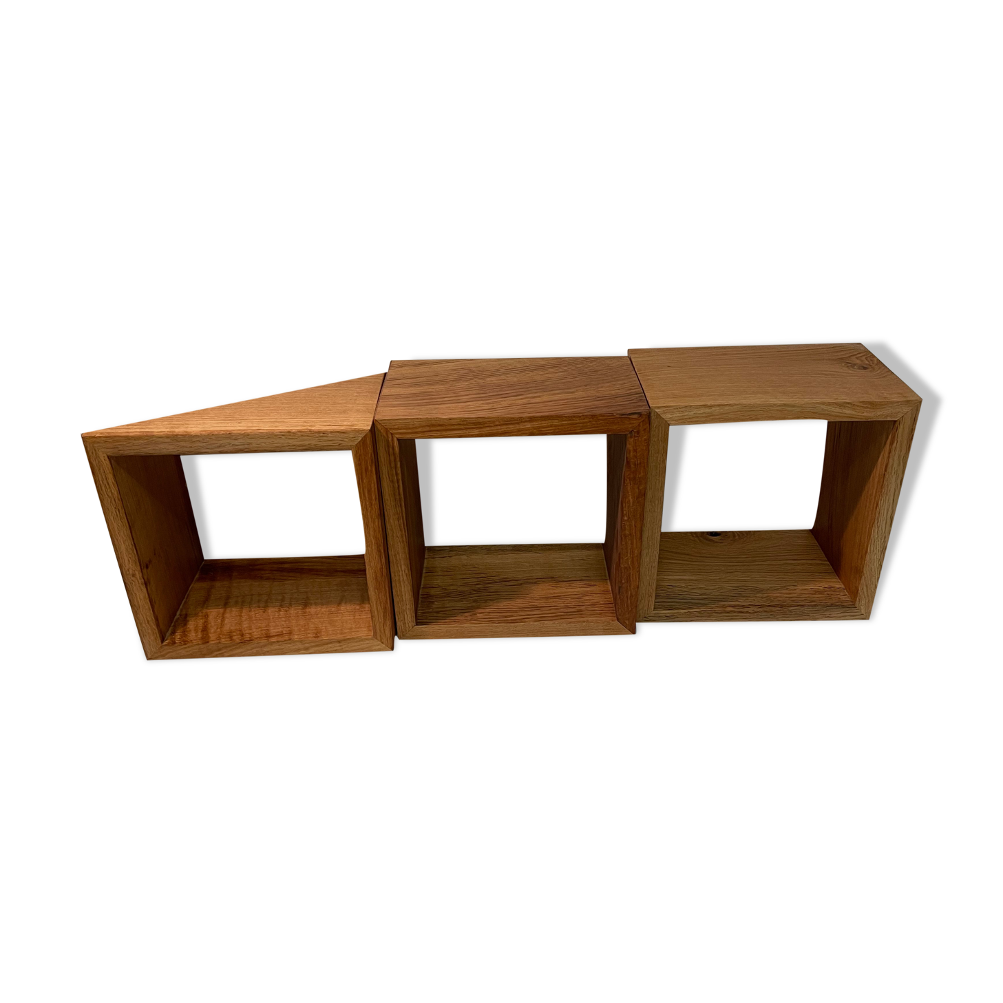 Solid wood cube