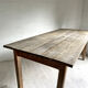Table de ferme bois brut 50