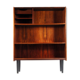 Bibliothèque en palissandre vintage rétro design danois années 50 60 70