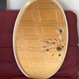 Oval pop mirror from the 60s 70s