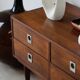 Scandinavian chest of drawers in rosewood | Vintage 1960