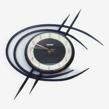 Vintage wall clock, Bayard, Ortf style design