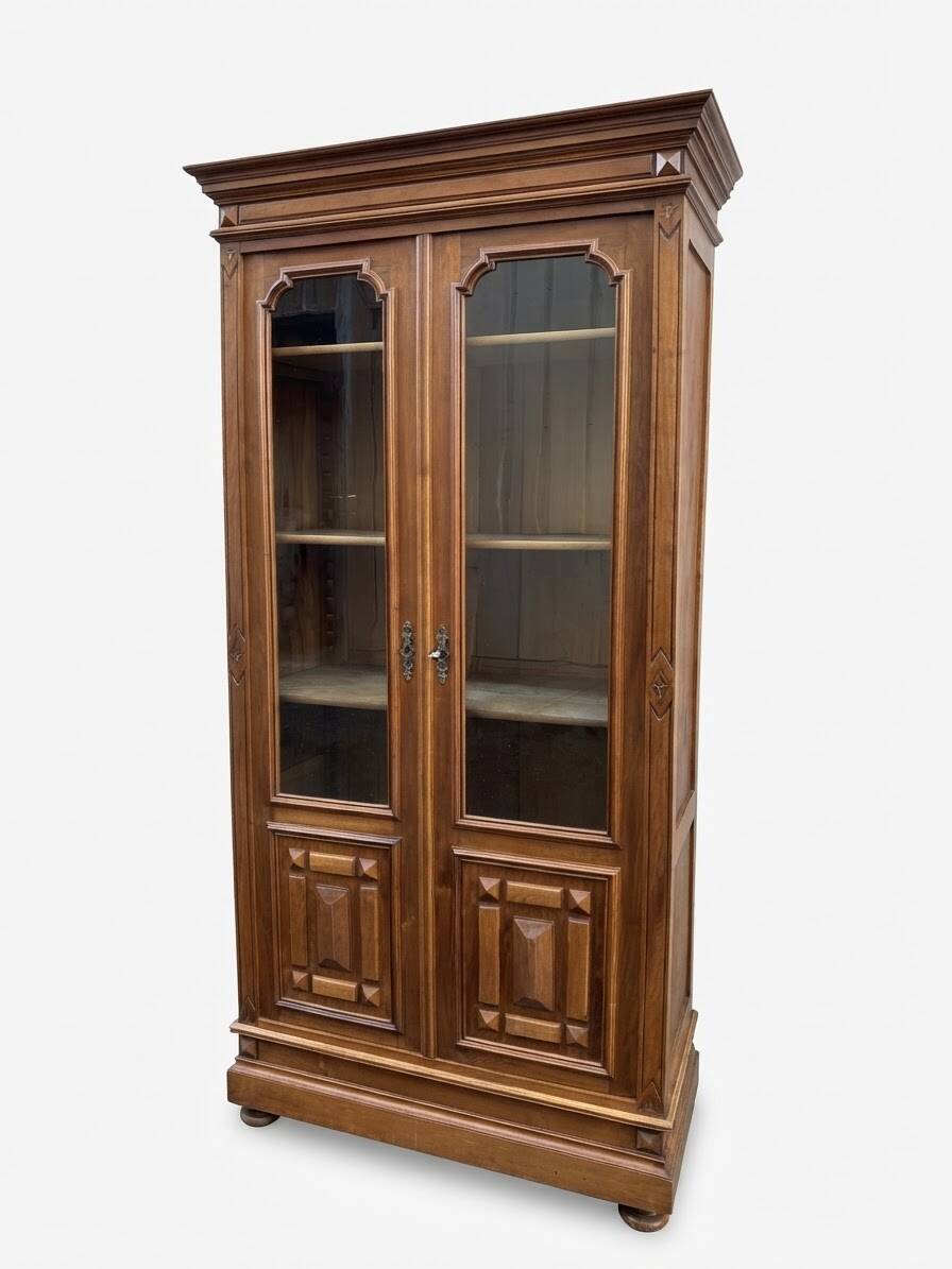 Napoleon III walnut library