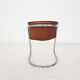 Fauteuil en cuir brun pour Cidue, Italie