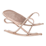 Footstool known as a "flâneuse" in bentwood by Thonet - 1910s/20s