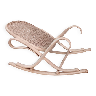 Footstool known as a "flâneuse" in bentwood by Thonet - 1910s/20s