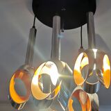 Raak waterfall chandelier 60s/70s 5 bulbs