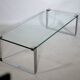 Glass Chrome Coffee Table Draenert 1022 1970s