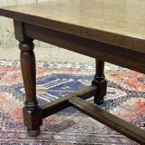 1950s oak coffee table