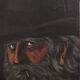 Old oil portrait - man