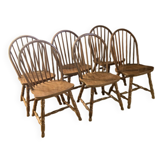 Suite of 6 chairs