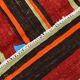 6x9 Red Brown Mid Century Modern Vintage Rug, 191x274Cm