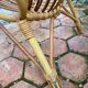 Vintage rattan lounge