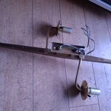 60's teak wall light from Maison Lunel