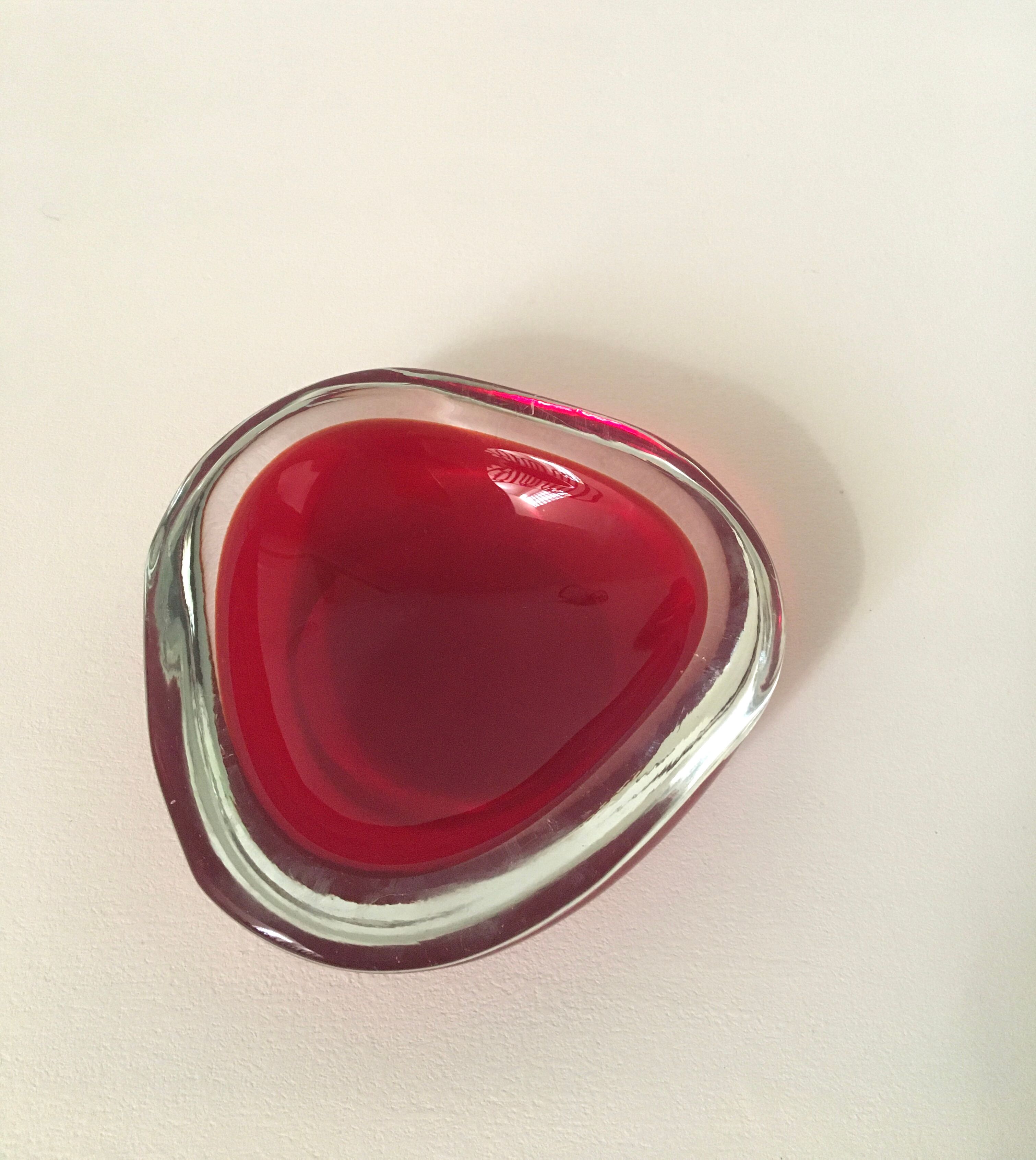 Empty Murano glass pocket