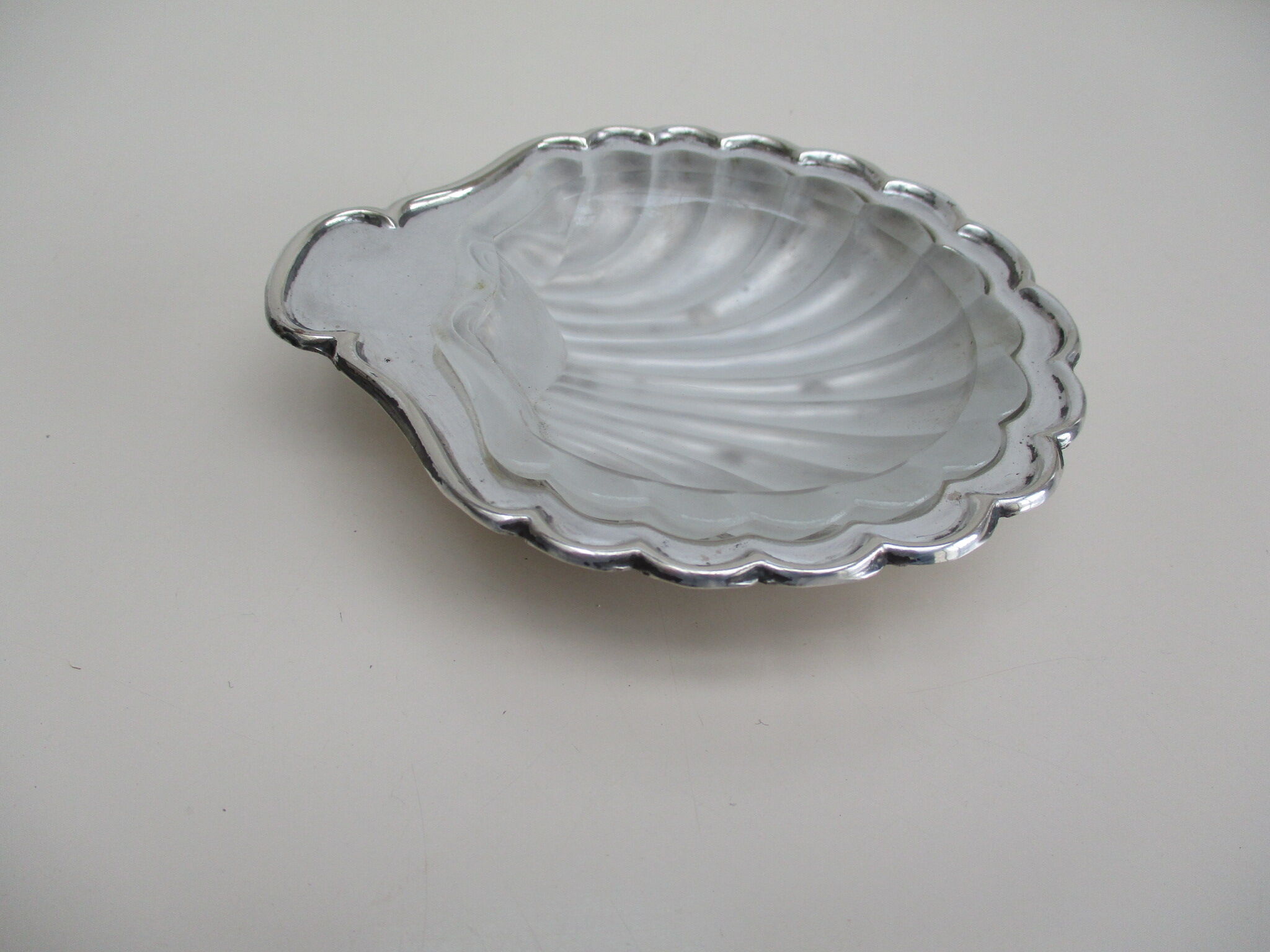 Butter shell silver metal epns sheffield