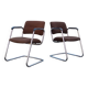 Paire de fauteuils cantilever Strafor 1970