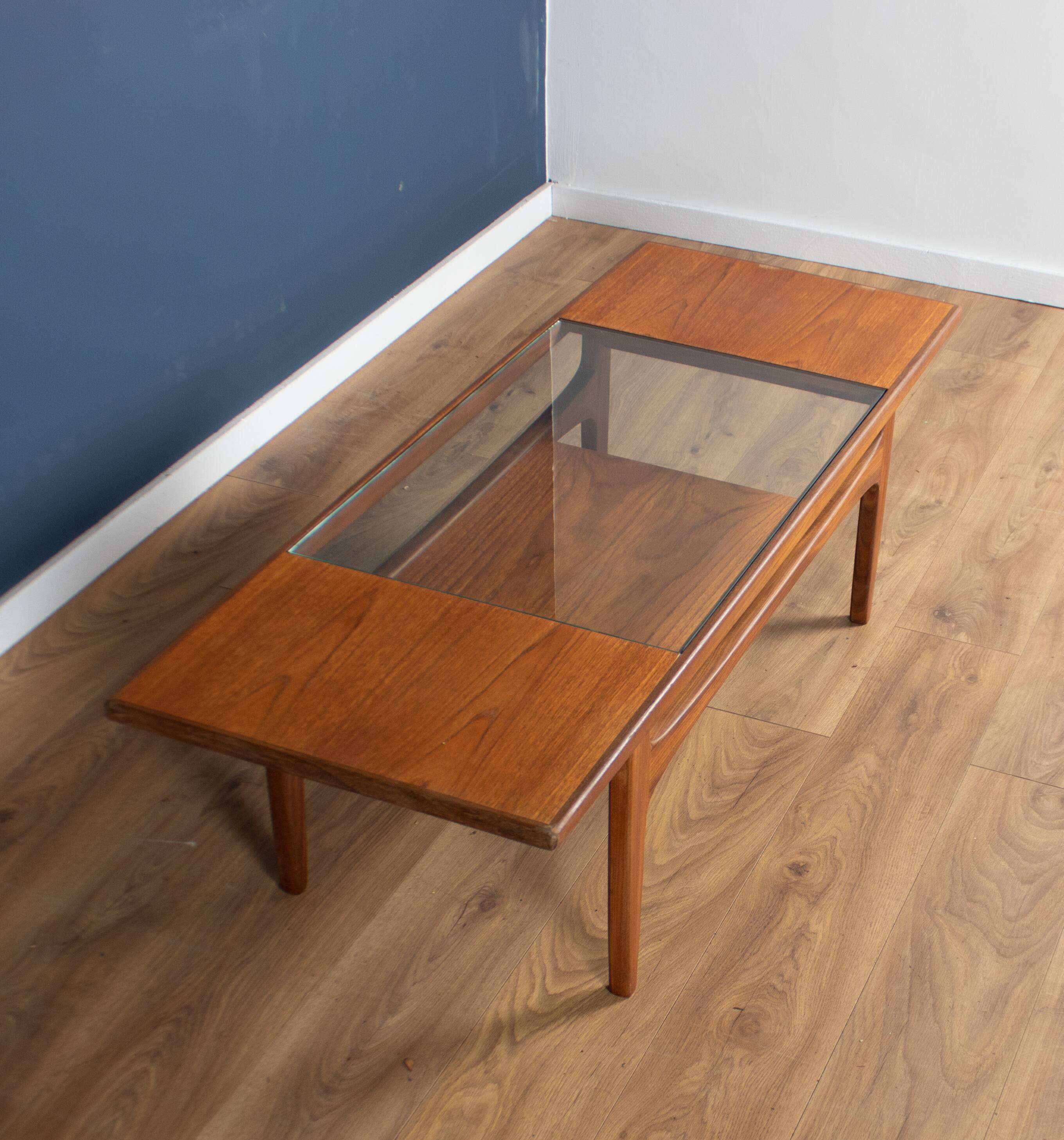 Table en teck et verre G-Plan