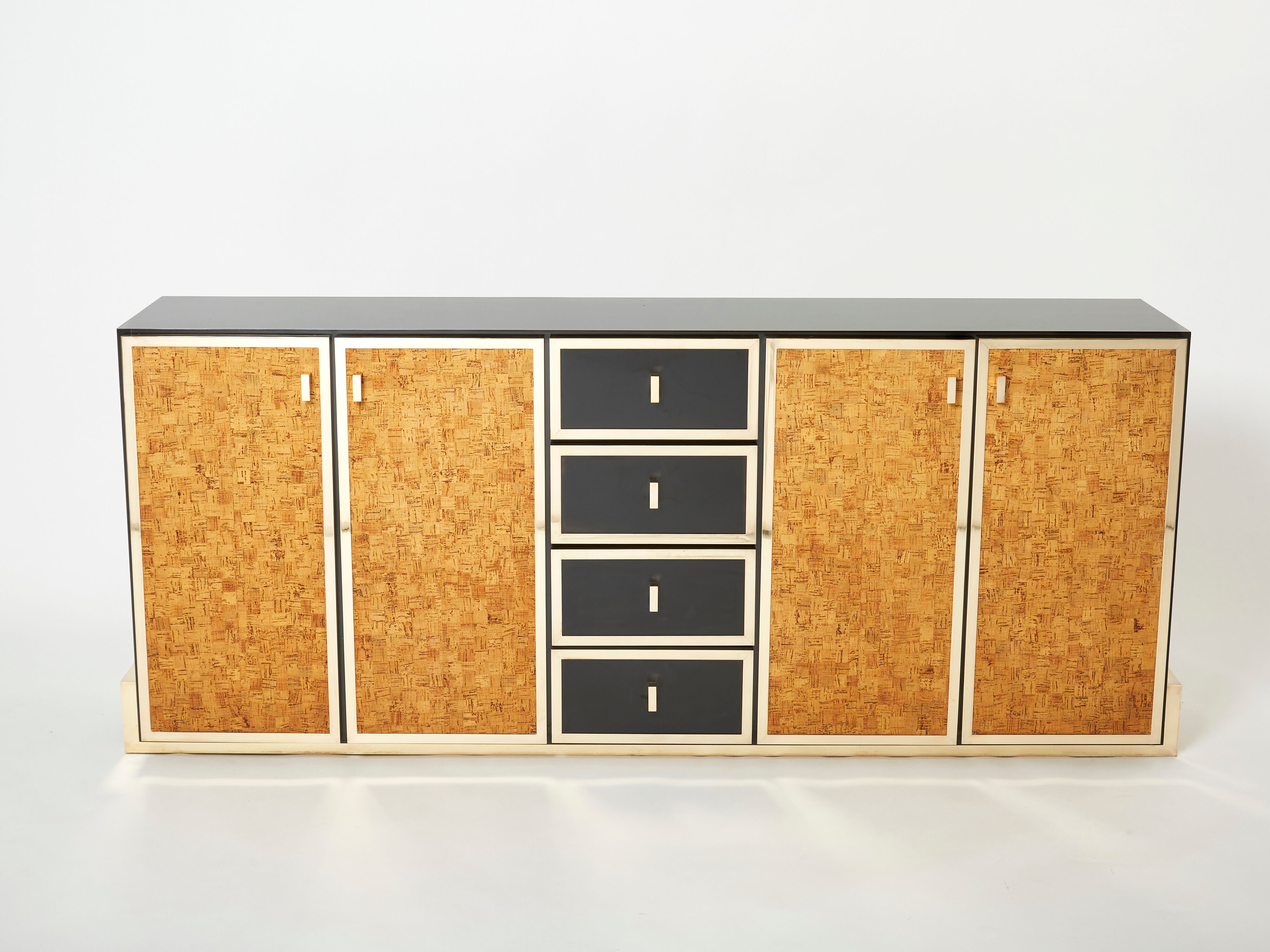 Italian cork and brass sideboard 1770s