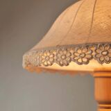 Wood and textile pendant from Sweden