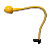 Vintage Italian space age table lamp Hebi by Isao Hosoe for Valenti Luce.