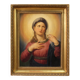19th century panel painting, Virgin Mary in contemplation