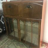 1930s Art Deco bar display cabinet secretary