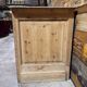 Old haberdashery counter in pitch pine