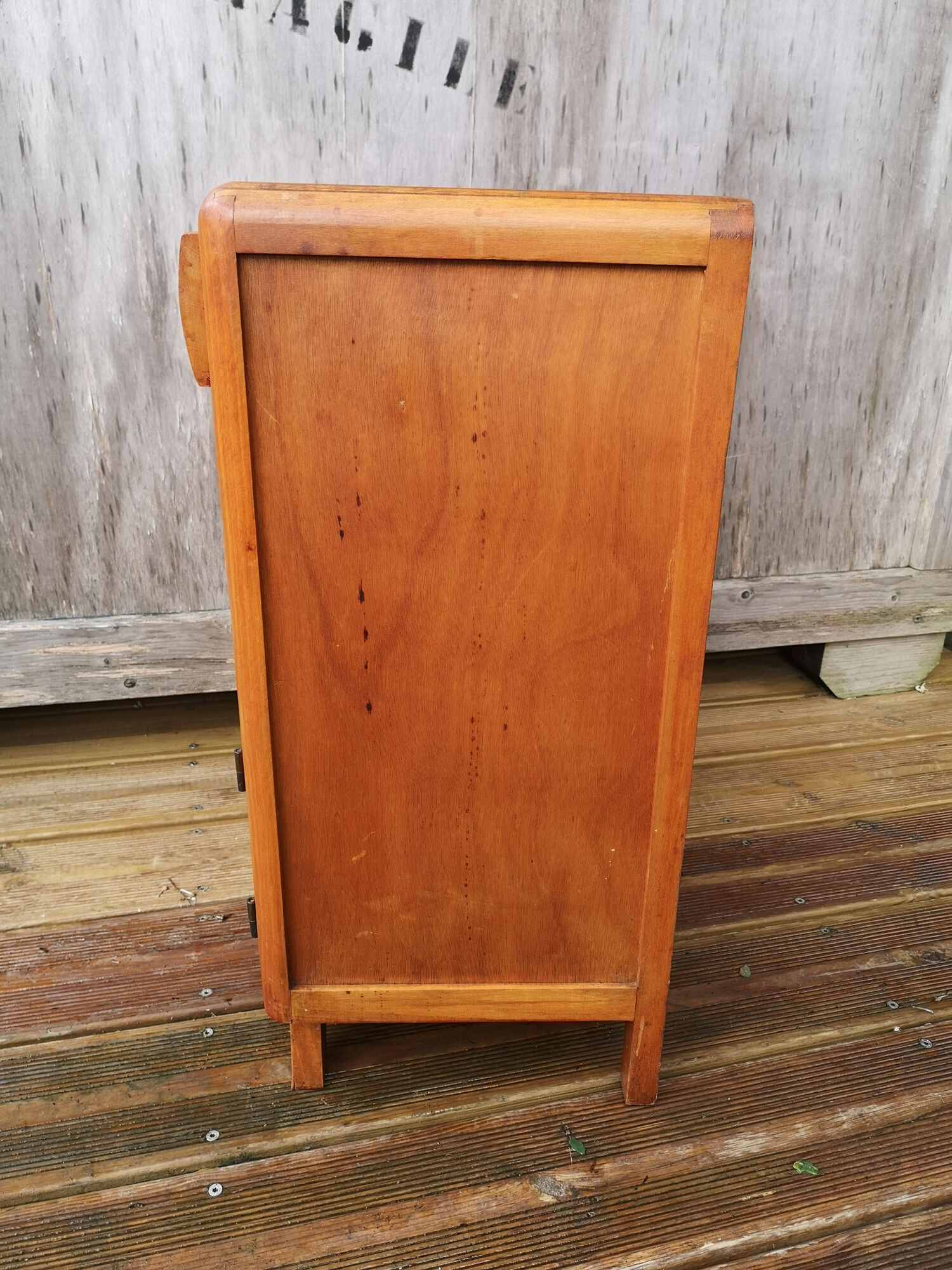 Vintage bedside compass feet