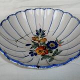 Salad bowl cut jatte XVIII century hollow flat Thiviers Auvillar