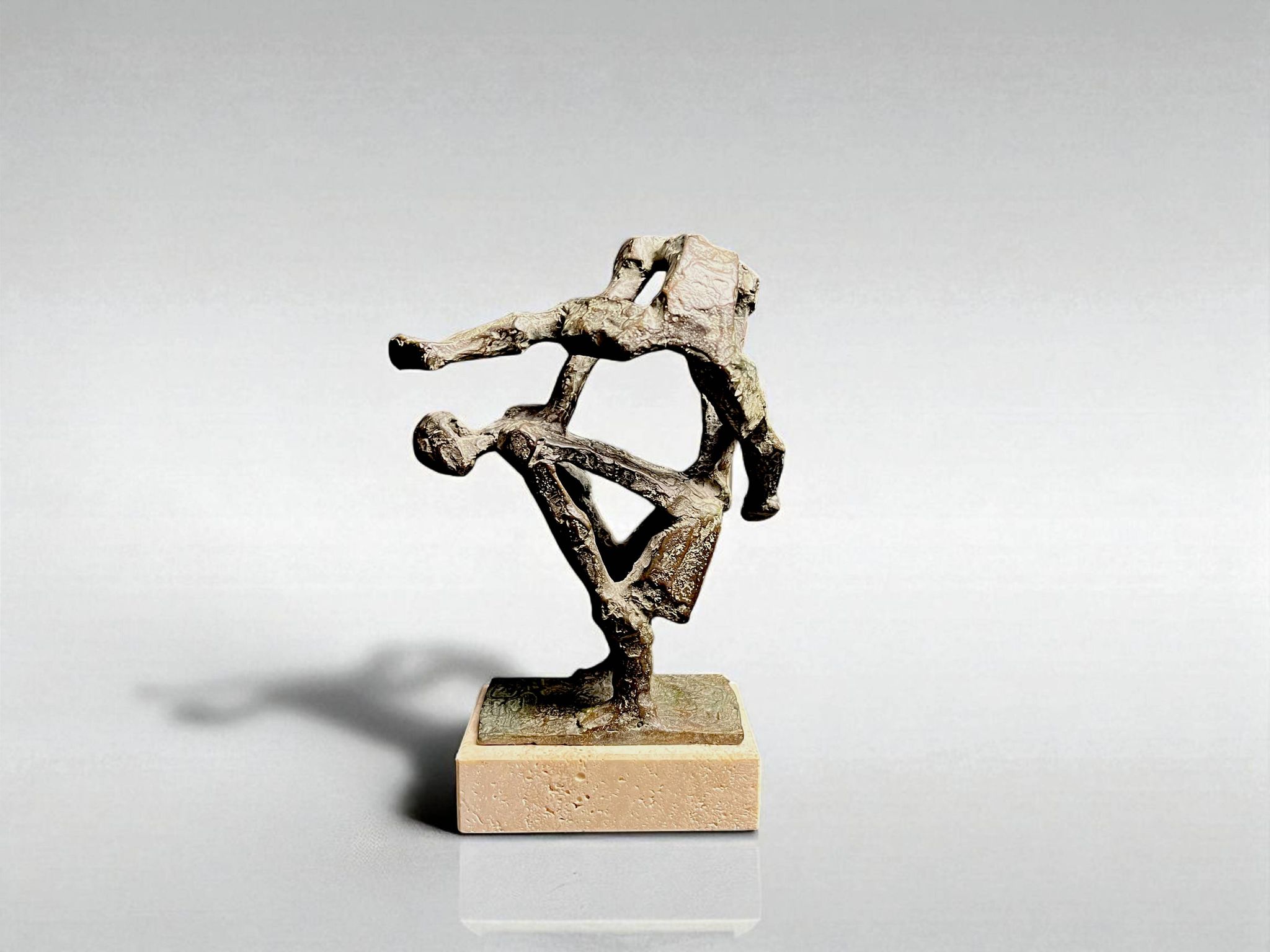 Velilla ubago, sculpture en bronze « pídola » signée numérotée xxème