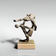 Velilla ubago, sculpture en bronze « pídola » signée numérotée xxème