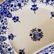 6 dessert plates ironstone Longchamp Rouen 19th century