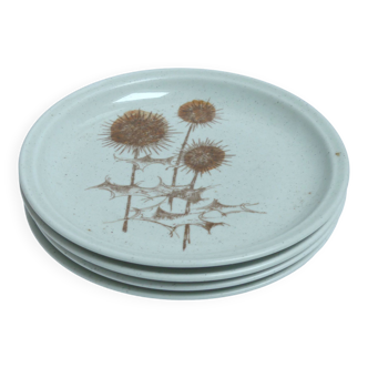 Sarreguemines stoneware dessert plates